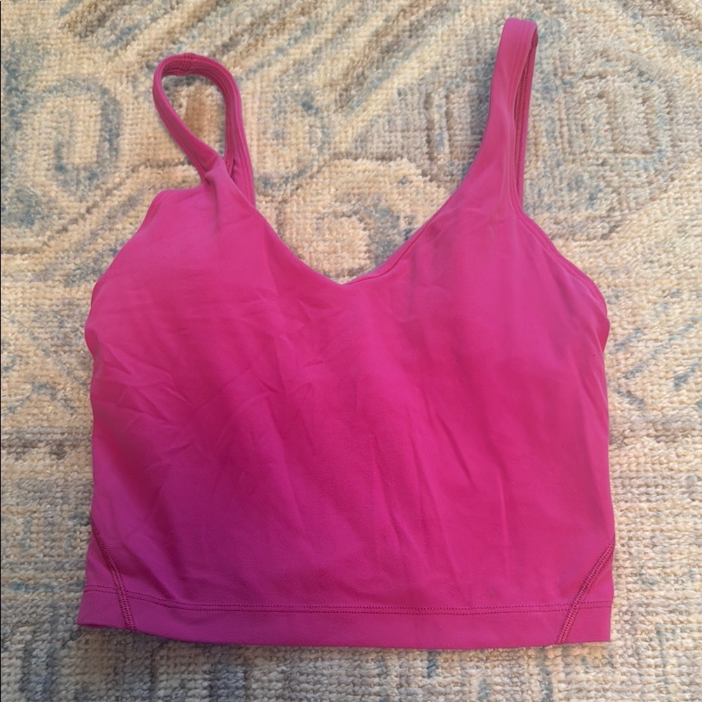 Sonic pink lululemon align tank
